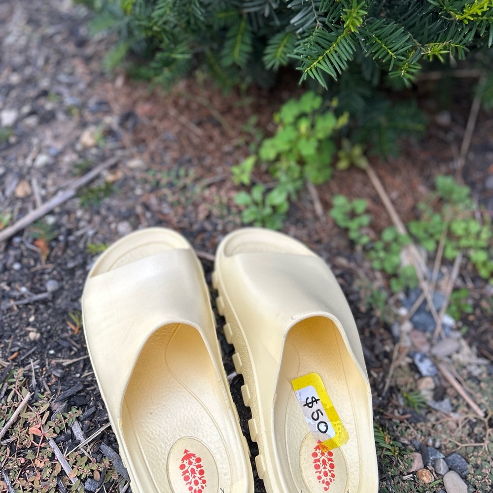 Free People Yellow Slides - Sandals